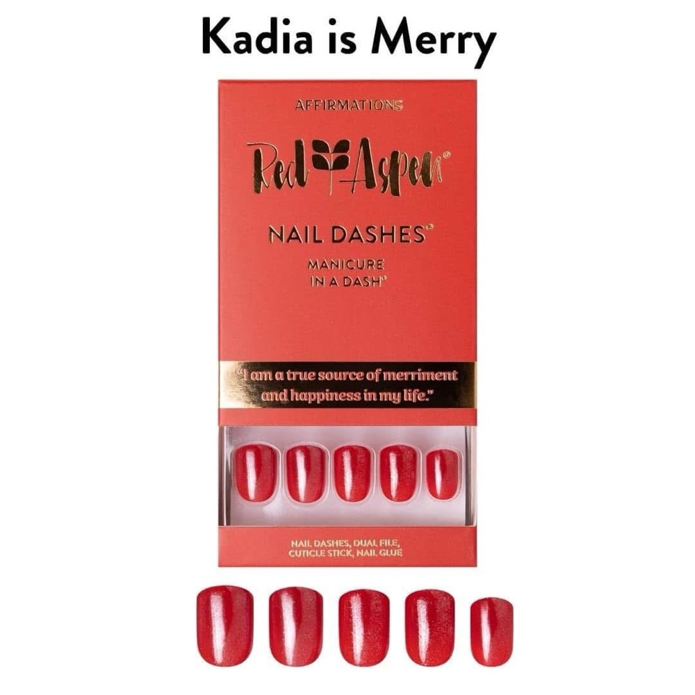 ❤️NEW Red Aspen nail dashes
